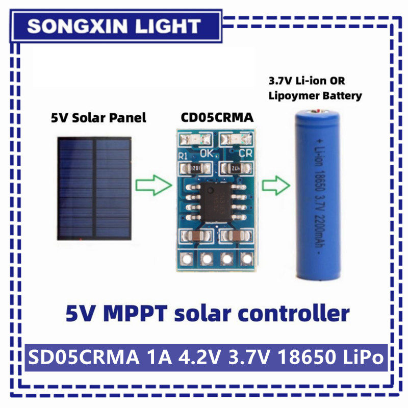 Jinko Solar Panel Cheetah - MPPT Solar Charge Controller 1A 4.2V