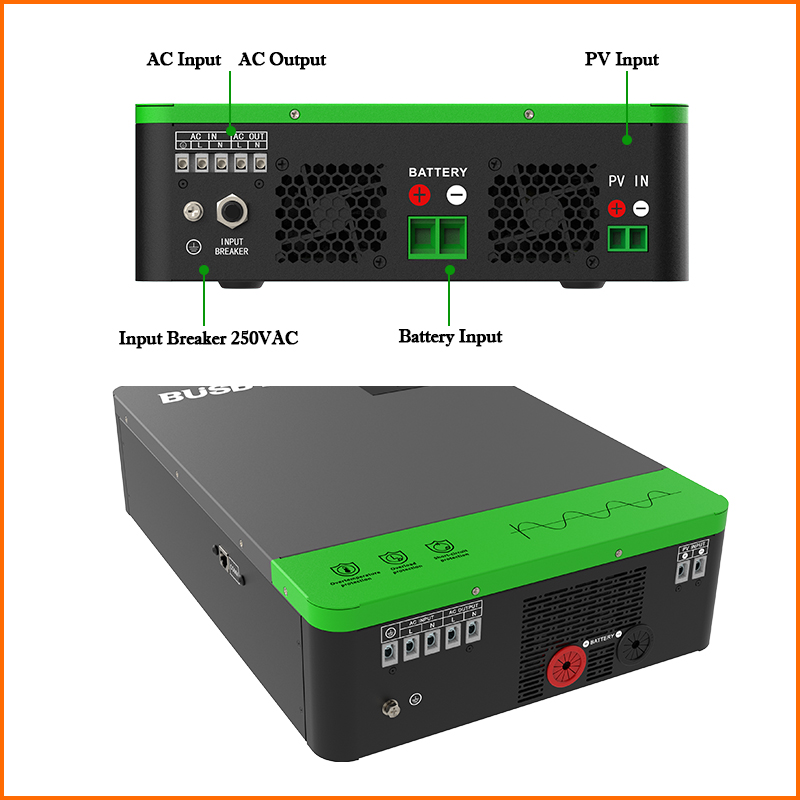 4.2KW 6.2KW Hybrid Solar Inver - Mppt Charge Controller ulasan dan harga
