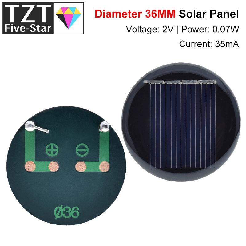 1/3/5PCS 2V 35mA 0.07W D36MM P - Jinko Solar Panel Cheetah ulasan dan harga