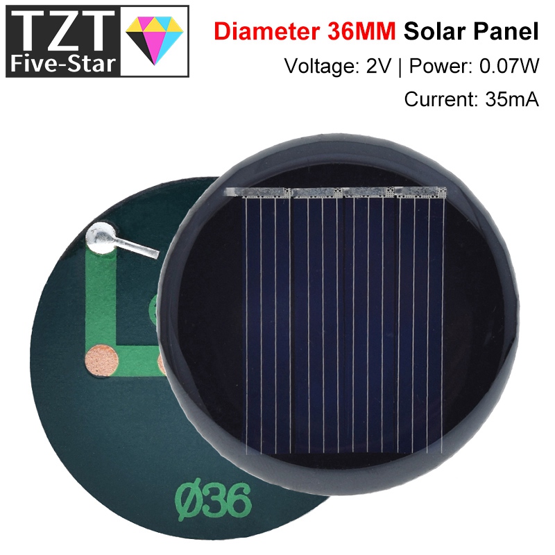 1/3/5PCS 2V 35mA 0.07W D36MM P - Jinko Solar Panel Cheetah ulasan dan harga