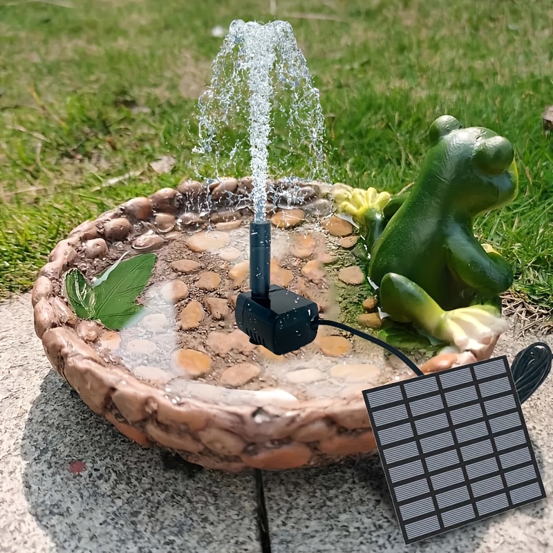 Solar Fountain with 6 Nozzles  - Solar Pool Pump Kit ulasan dan harga