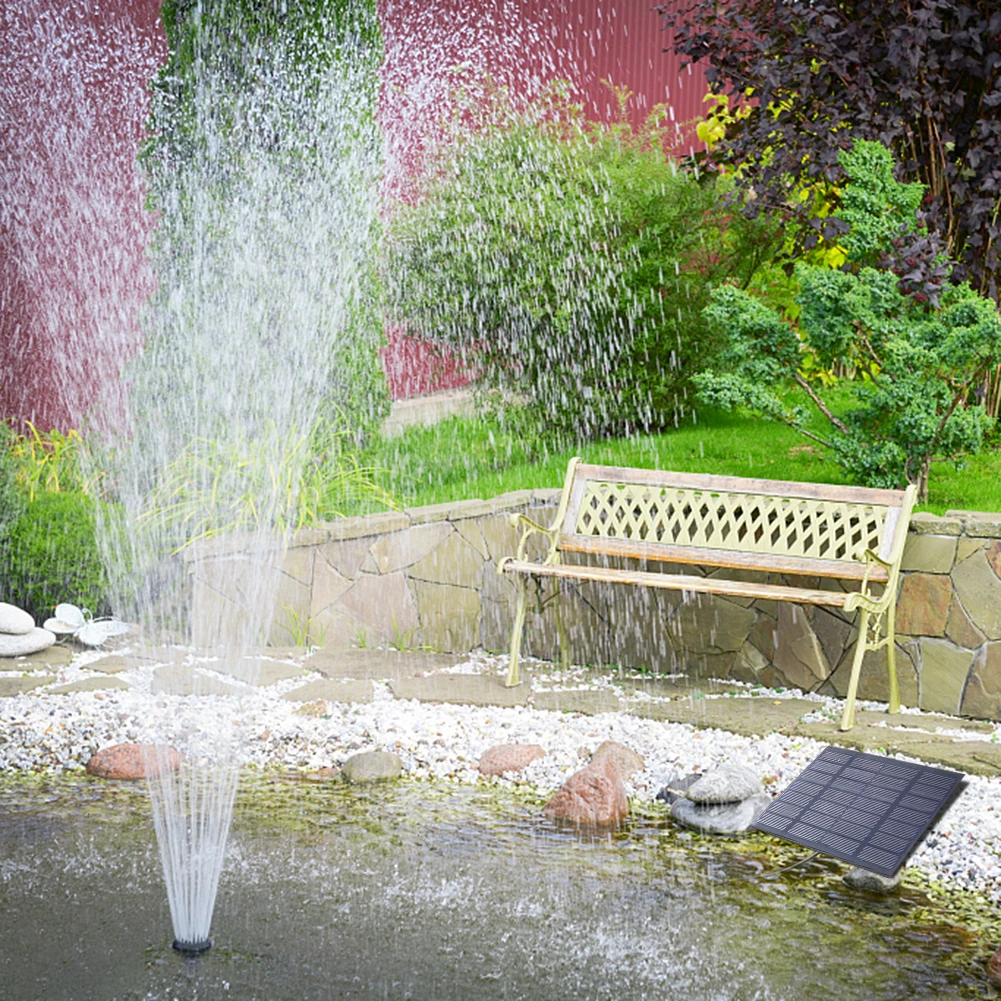 Solar Fountain with 6 Nozzles  - Solar Pool Pump Kit ulasan dan harga