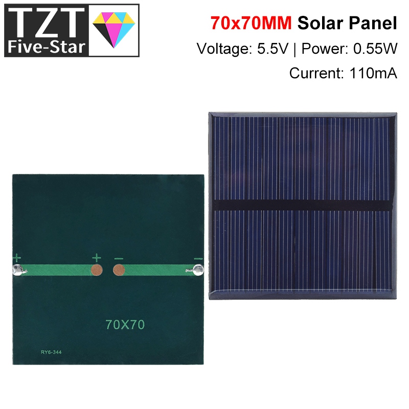 TZT 1/3PCS 5.5V 110mA solar pa - Jinko Solar Panel Cheetah ulasan dan harga
