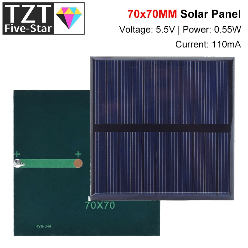 TZT 1/3PCS 5.5V 110mA solar pa - Jinko Solar Panel Cheetah ulasan dan harga