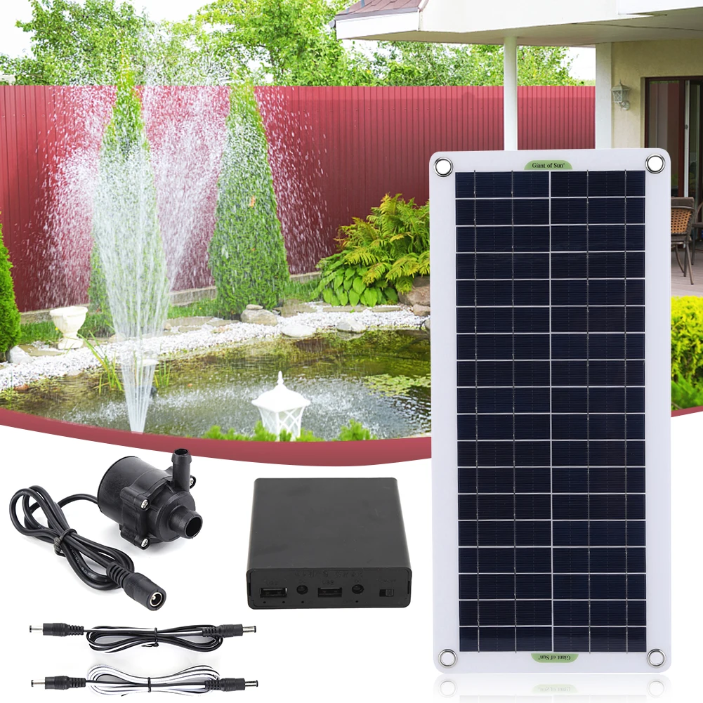 30W 800L/H DC 18V Low Noise Br - Solar Pool Pump Kit ulasan dan harga