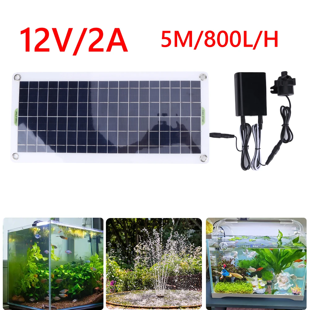 30W 800L/H DC 18V Low Noise Br - Solar Pool Pump Kit ulasan dan harga