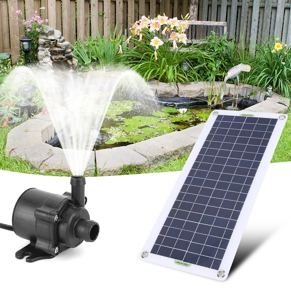 30W 800L/H DC 18V Low Noise Br - Solar Pool Pump Kit ulasan dan harga