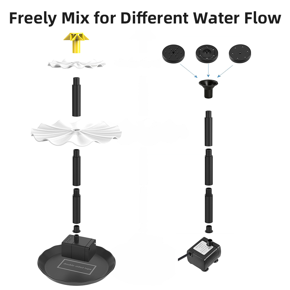 Solar Fountain Pump for Bird B - Solar Pool Pump Kit ulasan dan harga
