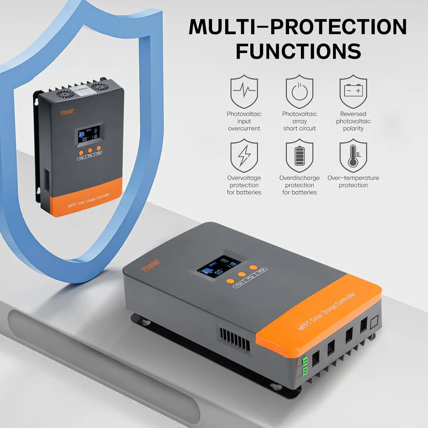 PowMr Hot Sale 12V 24V 48V Bat - Mppt Charge Controller ulasan dan harga