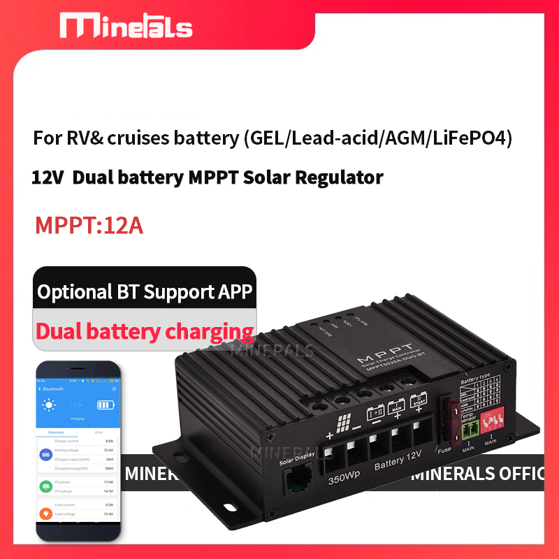 MPPT5012 12V/24V 12A Smart Sol - Mppt Charge Controller ulasan dan harga