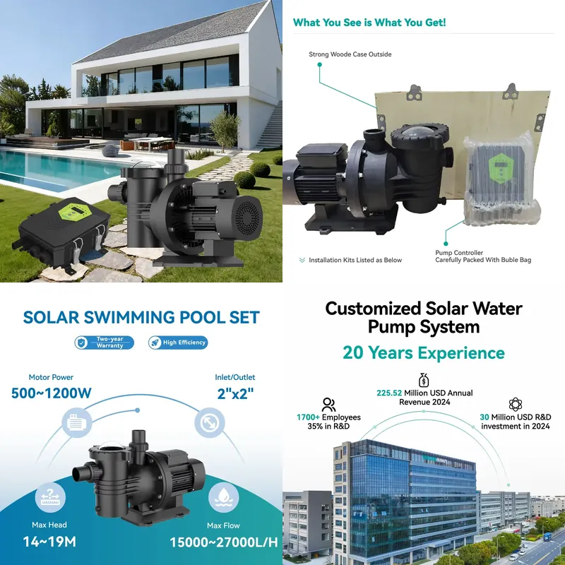 Veichi Manufacturer Supply 2 I - Solar Pool Pump Kit ulasan dan harga