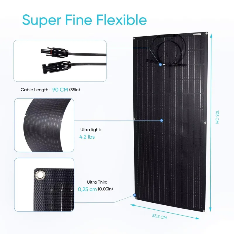400W 420W Extra Strength Light - Solar Panel Monocrystalline ulasan dan harga