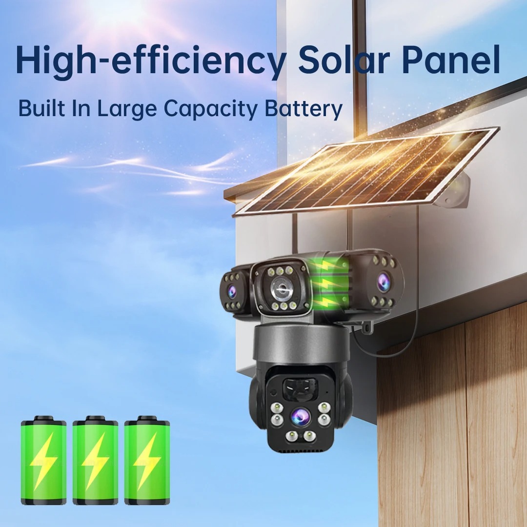 15MP V380 Pro Solar Camera Out - Jinko Solar Panel Cheetah ulasan dan harga