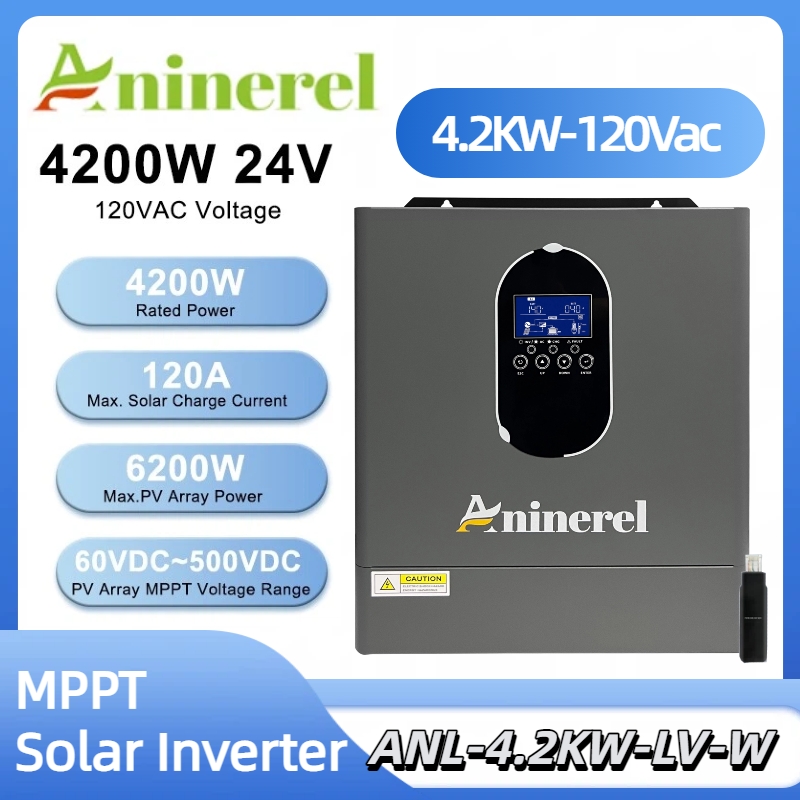 Aninerel 4.2KW 24V NEW 110-120 - Mppt Charge Controller ulasan dan harga