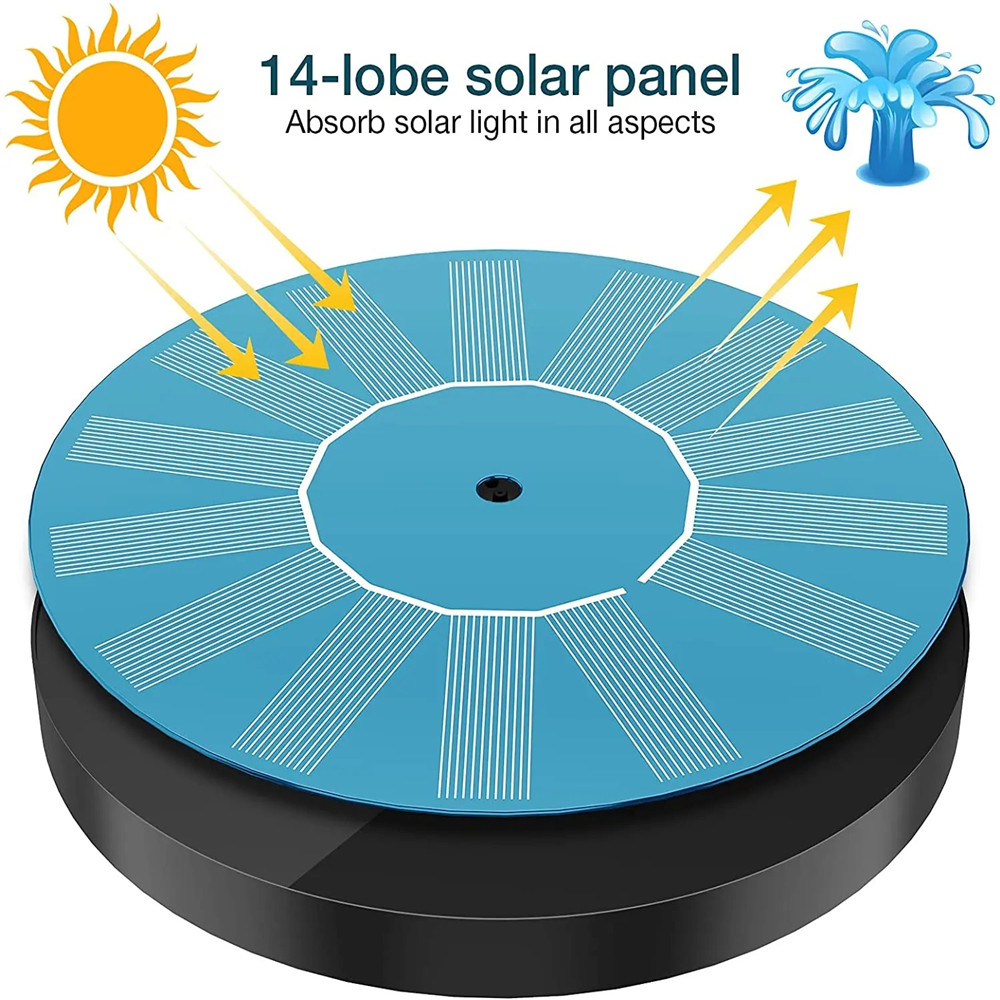 13cm Floating Solar Panel Sola - Solar Pool Pump Kit ulasan dan harga