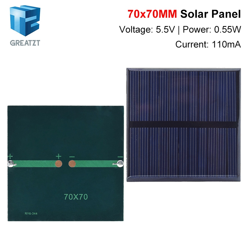 GREATZT 5.5V 110mA Solar Panel - Jinko Solar Panel Cheetah ulasan dan harga