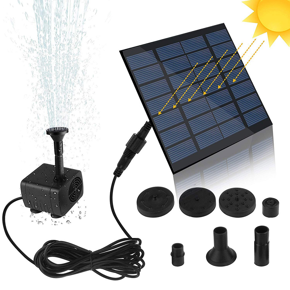 Mini Solar Fountain Pump Water - Solar Pool Pump Kit ulasan dan harga