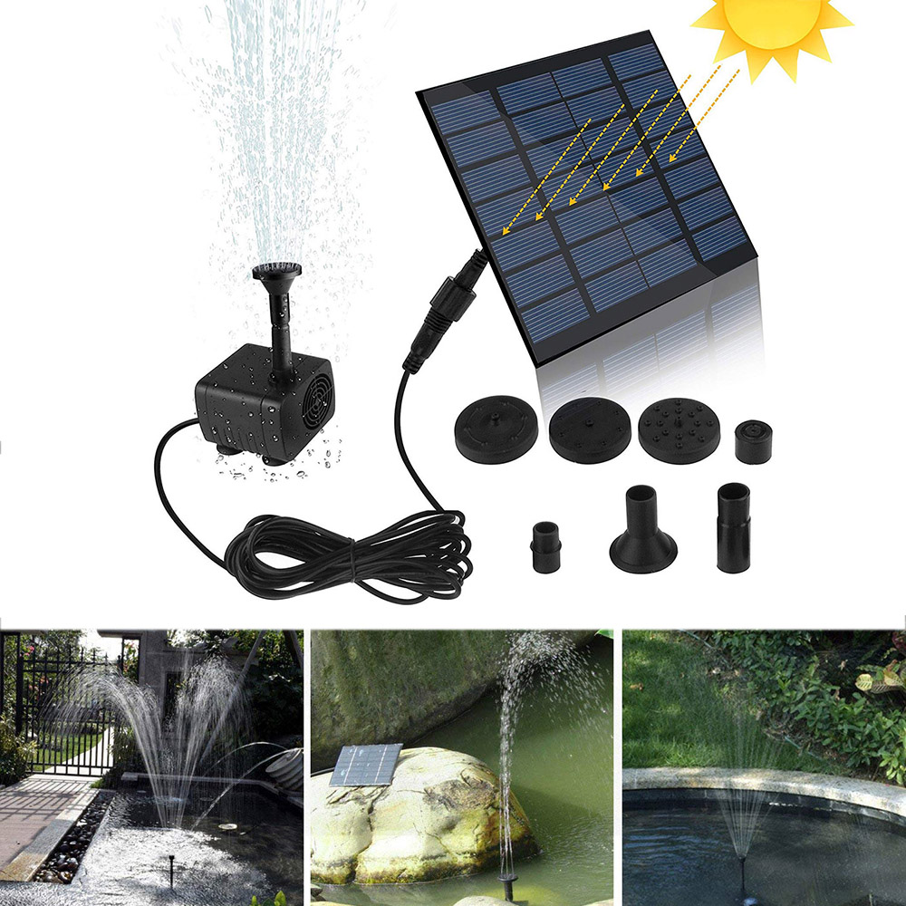 Mini Solar Fountain Pump Water - Solar Pool Pump Kit ulasan dan harga