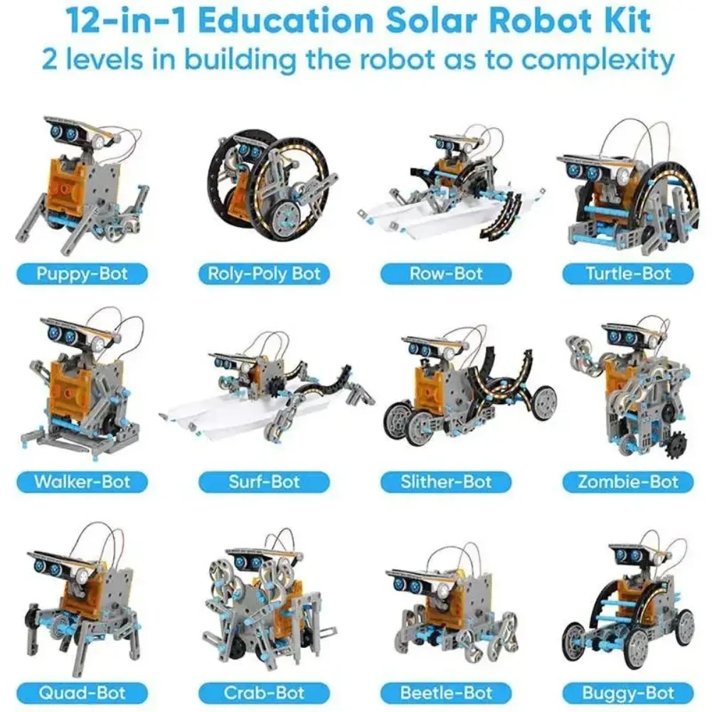 13 in 1 Solar Powered Robot Sc - Renewable Energy Lego ulasan dan harga